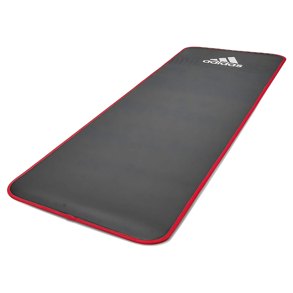 Thảm tập Yoga Adidas màu đen viền đỏ