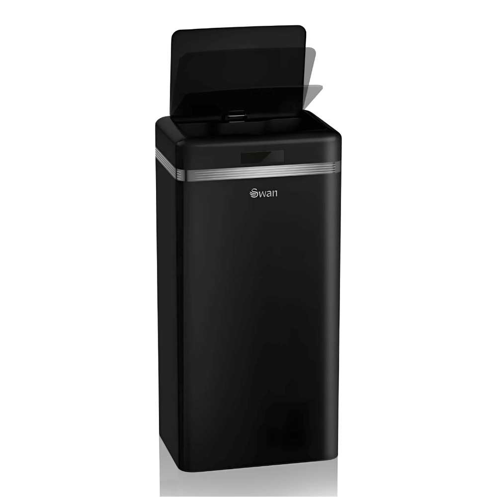 Thùng rác cảm ứng 45L SWAN màu đen