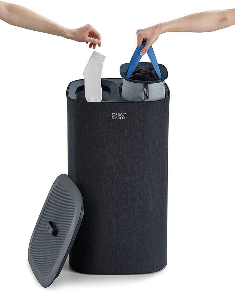 Thùng đựng đồ giặt Joseph Joseph 50002 Tota 60L màu đen