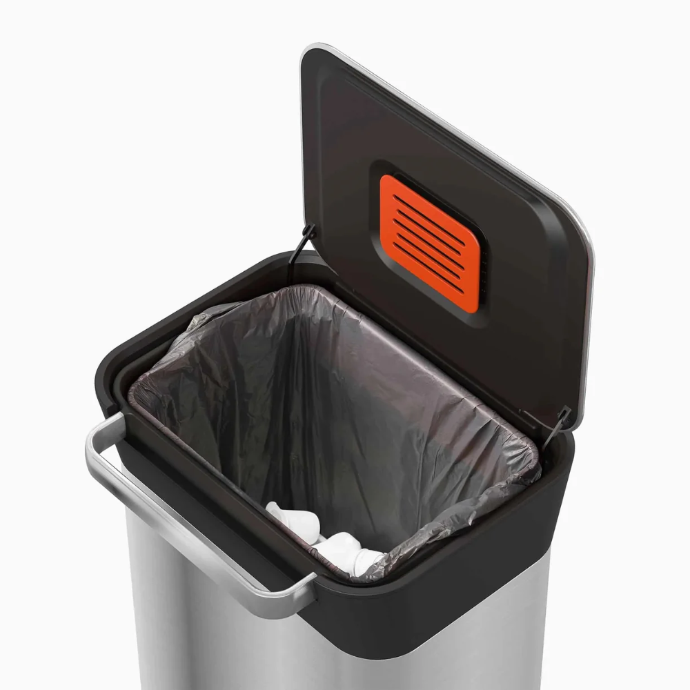 Thùng rác nén rác và khử mùi Joseph Joseph Titan 30L Steel 30030