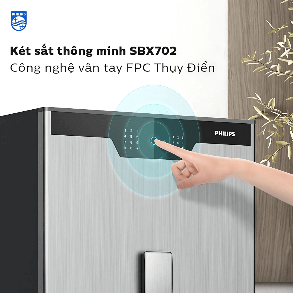 Két sắt Philips SBX702-CBX 234 Kg màu xám