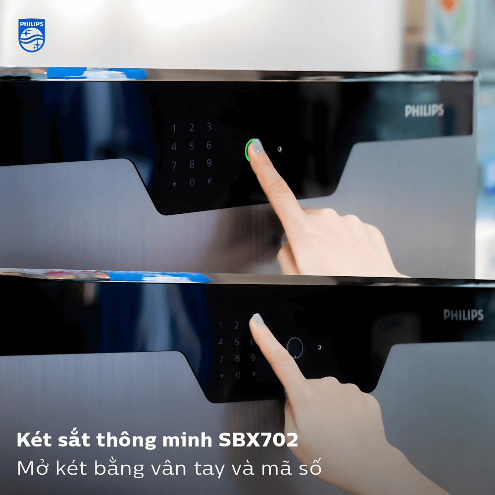 Két sắt Philips SBX702-CBX 234 Kg màu xám