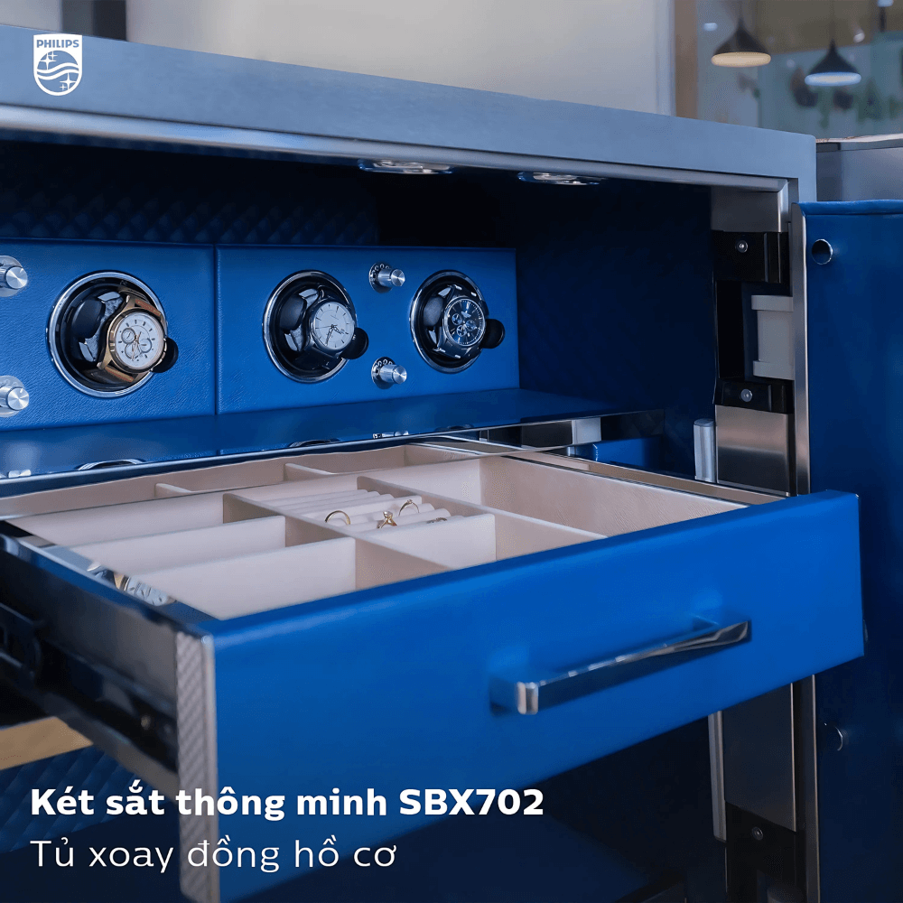 Két sắt Philips SBX702-CBX 234 Kg màu xám