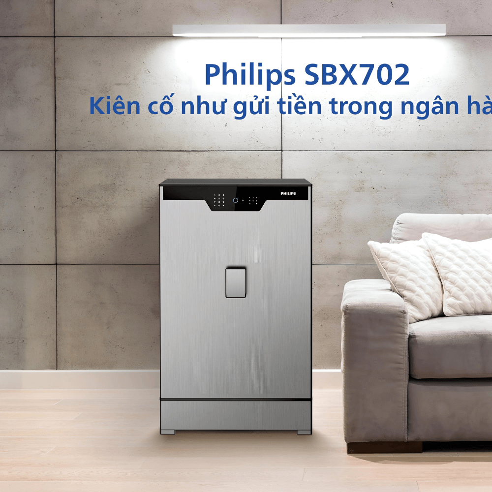 Két sắt Philips SBX702-CBX 234 Kg màu xám