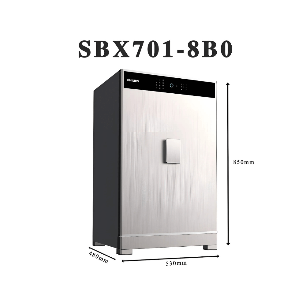 Két sắt Philips SBX701-8B0 150 Kg màu bạc
