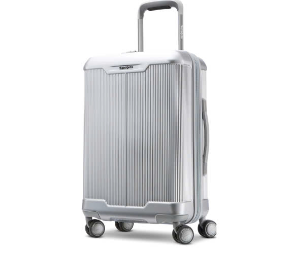 Vali Samsonite S size cabin dòng doanh nhân màu bạc