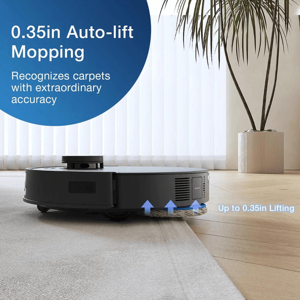 Robot hút bụi lau nhà Ecovas Deebot T30s pro màu đen