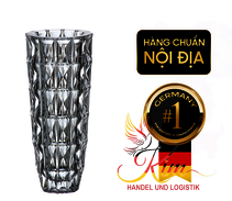 Bình hoa pha lê Bohemia Diamond 33cm