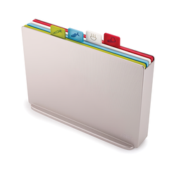 Bộ 4 thớt Joseph Joseph 60134 Index Large màu bạc