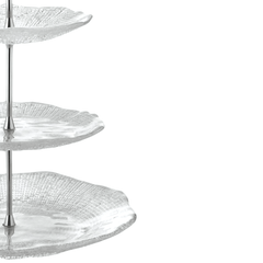 Đĩa bánh 3 tầng Diamante 35cm IVV