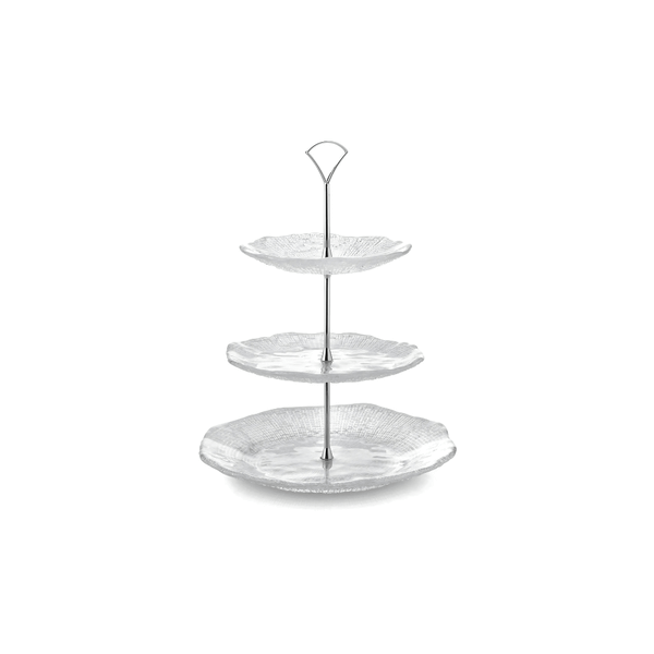 Đĩa bánh 3 tầng Diamante 35cm IVV