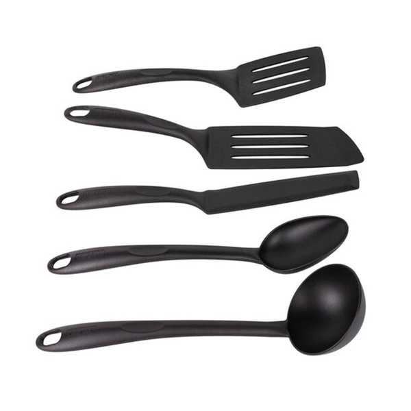 Bộ dụng cụ bếp TEFAL 5 món màu đen