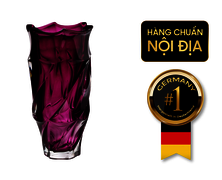 Bình hoa pha lê Bohemia Flamenco 30cm màu tím