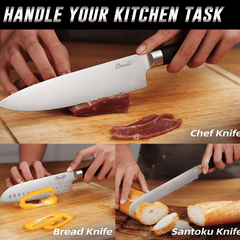 Bộ hộp quà set dao cao cấp 6 món Ciwete
