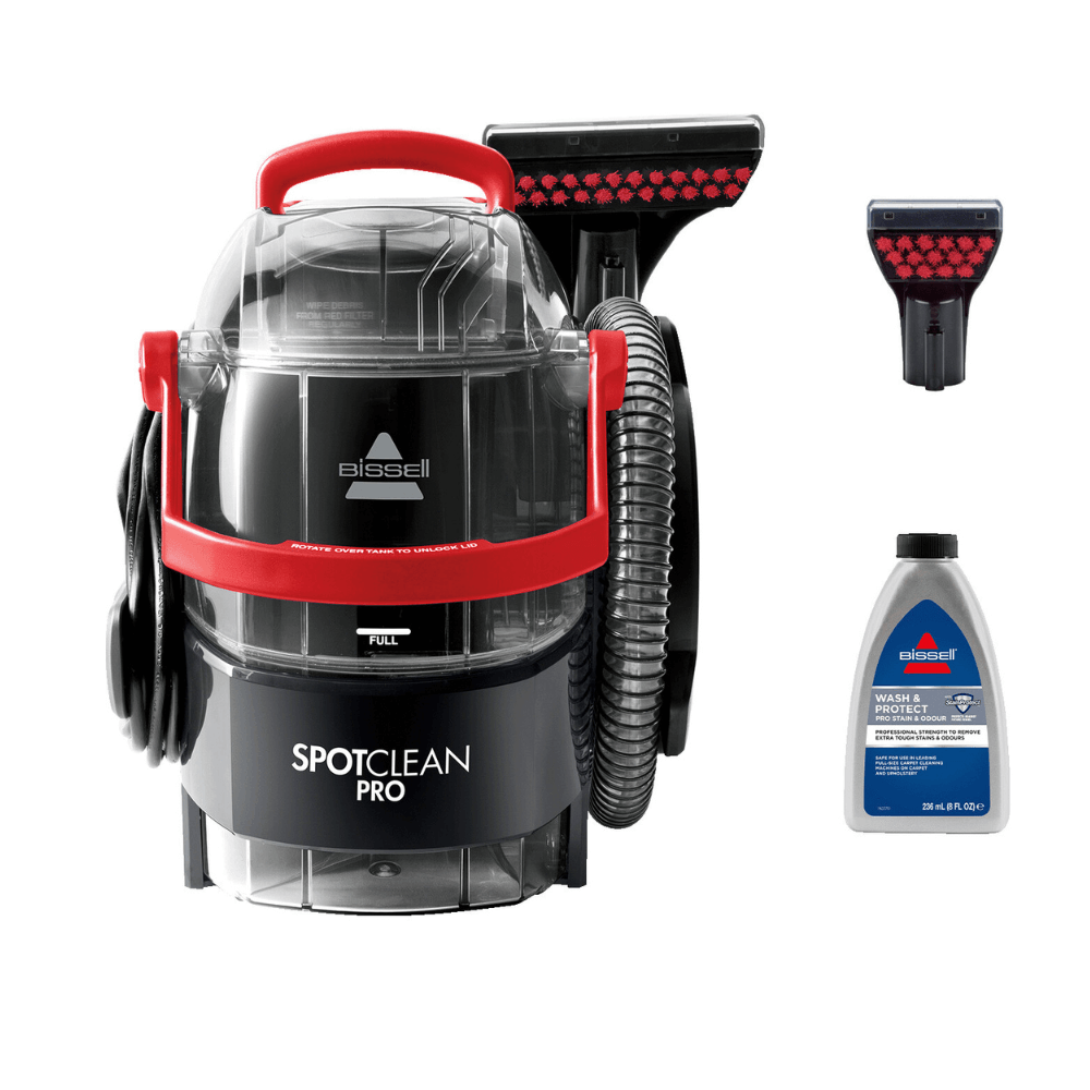 Máy hút thảm, diệt khuẩn Bissell 1558N SpotClean Professional màu đỏ đen