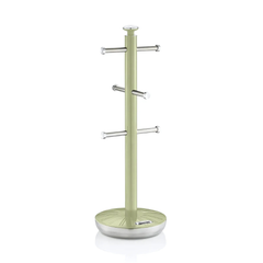 Cây treo cốc và dụng cụ để giấy đứng Swan Retro màu xanh