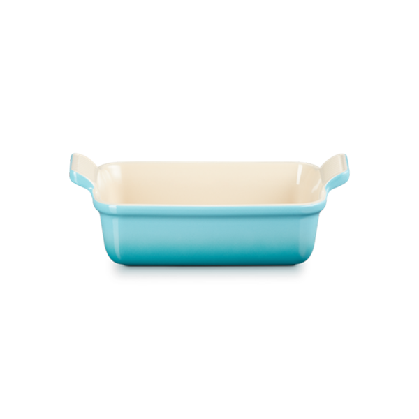 Thố nướng hình chữ nhật Le Creuset 19 x 13cm màu xanh caribe