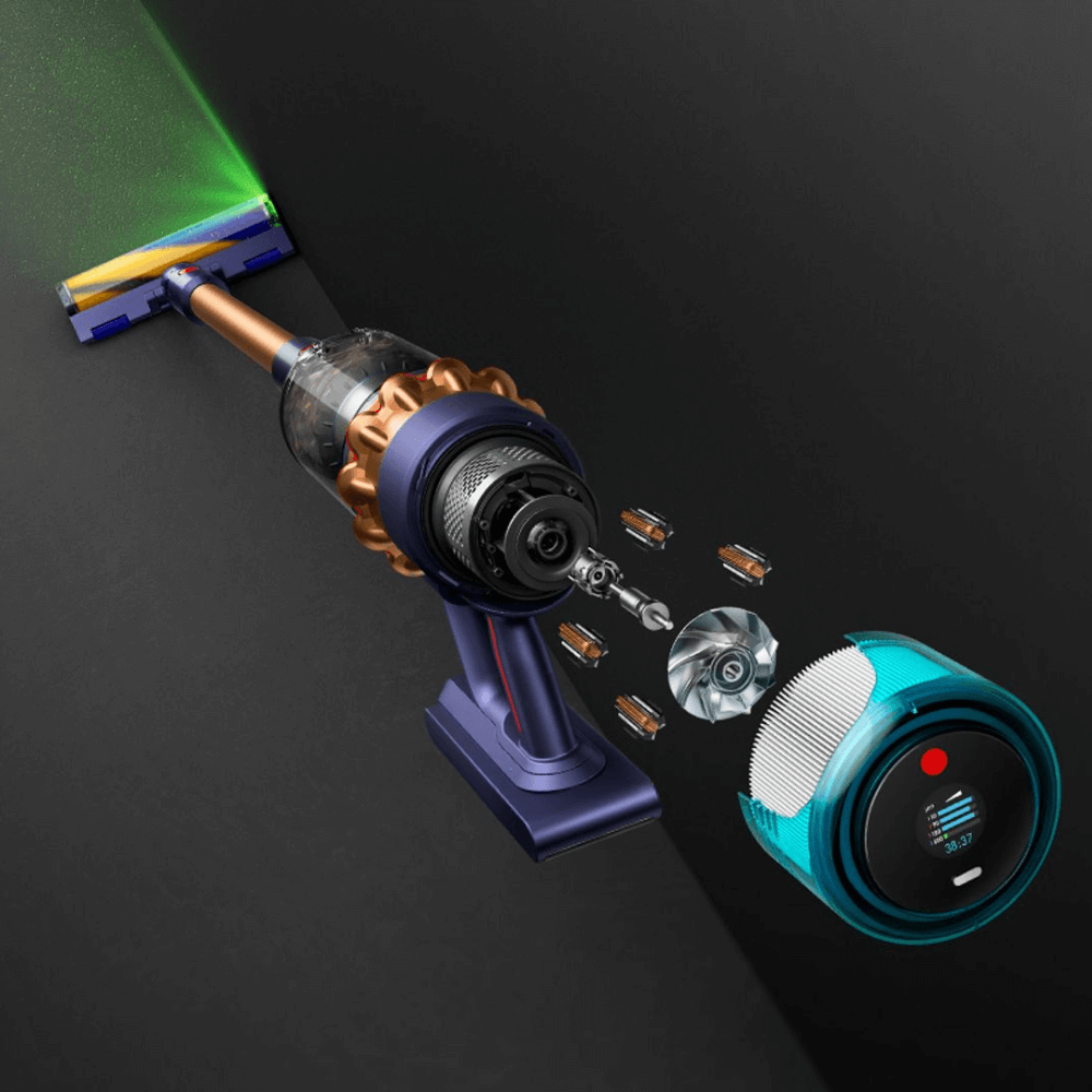 Máy hút bụi cầm tay không dây DYSON Gen5 Detect Absolute bản HEPA ống vàng