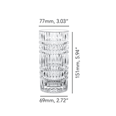 Set 4 cốc cao NACHTMANN Ethno 104250 434ml