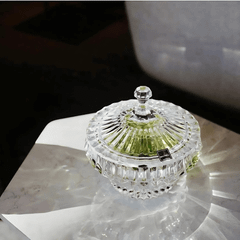 Thố Rogaska Crown Jewel 19 cm màu trắng
