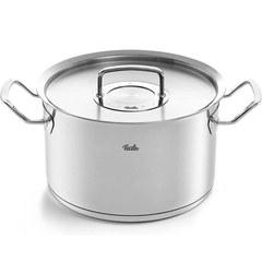 Bộ nồi Fissler Profi 5 món vung thép kèm quánh và chảo 2 quai 24cm made in Germany