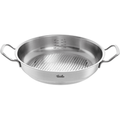 Bộ nồi Fissler Profi 5 món vung thép kèm quánh và chảo 2 quai 24cm made in Germany