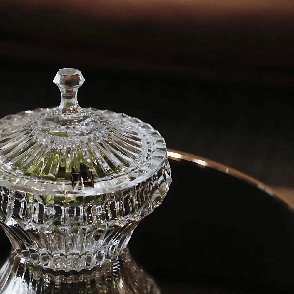 Thố Rogaska Crown Jewel 19 cm màu trắng
