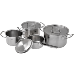 Bộ nồi Fissler Profi set 4 món kèm quánh vung inox made in Germany