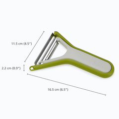 Bộ 2 dụng cụ gọt vỏ Nest Peel Joseph Joseph 20228 màu trắng xanh