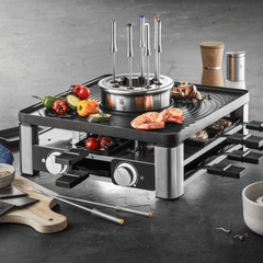 Bếp nướng điện kiêm lẩu WMF Lumero Gourmet 3in1 8 người ăn