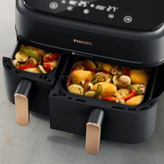 Nồi chiên không dầu Philips NA352/00 9L 2 ngăn Series 3000