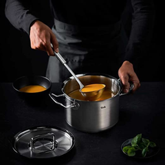 Bộ Nồi Fissler profi set 5 vung thép siêu cao cấp kèm quánh và chảo made in Germany