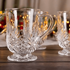 Set 4 cốc có quai Godinger Dublin