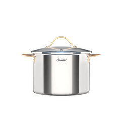 Nồi inox 304 cao cấp Ciwete 32cm nắp kính