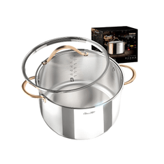 Nồi inox 304 cao cấp Ciwete 26cm nắp kính