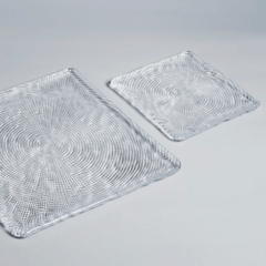 Đĩa vuông Diamante trắng 27.5cm IVV 6898.1