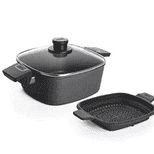 Nồi chảo vuông 2 tay cầm WOLL Diamond Lite 22×22 cm có nắp