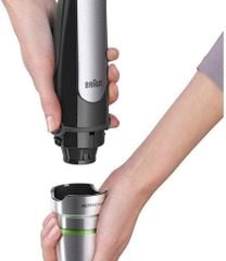 Bộ máy xay đa năng cầm tay BRAUN MQ7025X 1000W màu đen