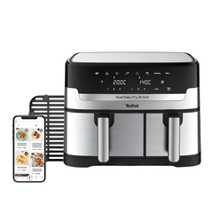 Nồi chiên không dầu điện tử TEFAL Dual Easy Fry & Grill EY905D10 8,3L