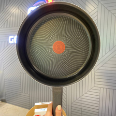 Chảo rán thành cao TEFAL Inicio 24cm có vung kính