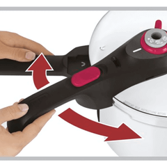 Nồi áp suất TEFAL Secure 5 Neo 6 lit núm vặn đỏ