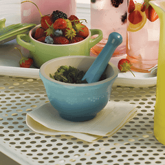 Bộ chày cối Le Creuset Mortar & Pestle Caribbean 300ml màu xanh ngọc