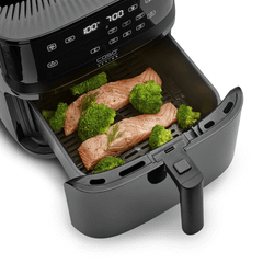 Nồi chiên không dầu kèm hấp hơi nước CASO Airfry & Steam 700 màu đen
