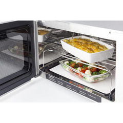 Lò vi sóng kiêm nướng 2in1 Caso MCG30 Ceramic Chef Black màu đen