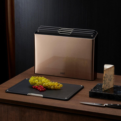 Bộ thớt Joseph Joseph 60172 Folio vỏ màu rosegold