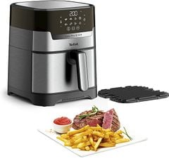 Nồi chiên không dầu kiêm nướng TEFAL EY505D 4,2L màu inox