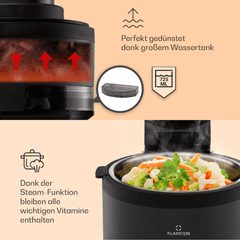 Nồi chiên hấp không khí nóng KLARSTEIN VENDURE 5L