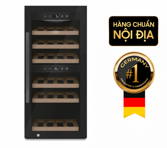 Tủ bảo quản rượu vang CASO 718 WineExclusive 24 Smart 24 chai