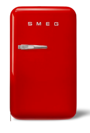 Tủ lạnh smeg màu đỏ SMEG FAB5RRD5