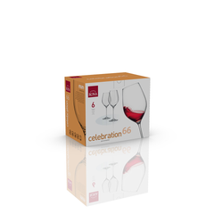 Set 6 ly vang đỏ Rona Celebration 660ml